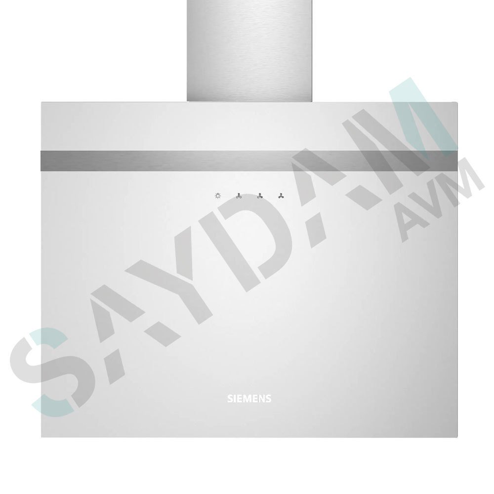 Siemens LC65FCJ20T 60 cm Beyaz Cam Davlumbaz