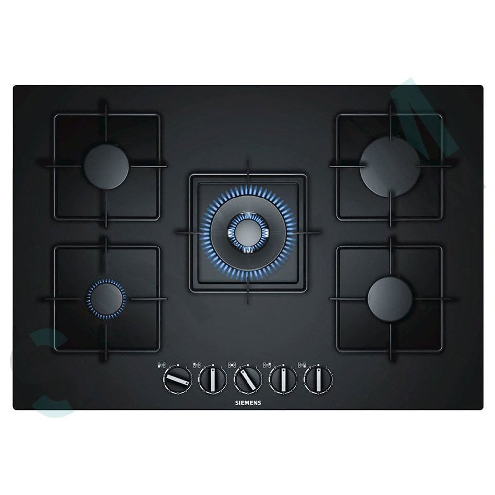 Siemens EP7A6QB10 75 cm Wok Gözlü Siyah Cam Ankastre Ocak