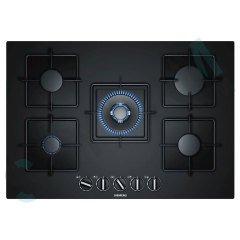 Siemens EP7A6QB10 75 cm Wok Gözlü Siyah Cam Ankastre Ocak